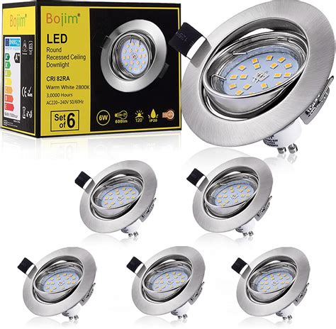 Bojim Led Einbaustrahler V Gu Warmwei K X W Lm