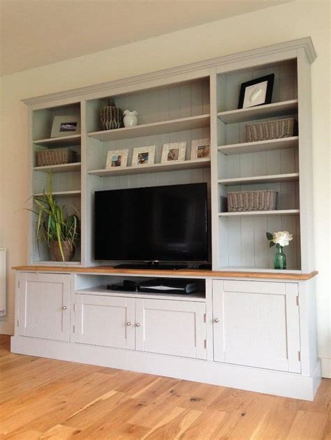 Shaker Style Built In Media Wall Built In Entertainment Center