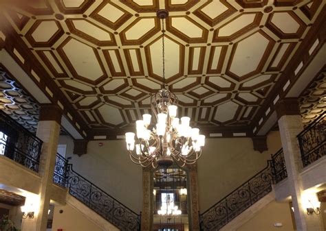 Ceiling of the old Greystone Hotel, downtown Montgomery, Alabama, now ...