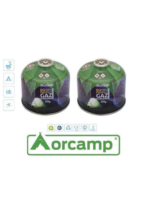 Orcamp Kolay Outdoor Orgaz Kartuş Siboplu Kts 230 Gr Tüp 2 Li Avantaj