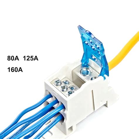 UKK Borniers Universels Din Rail 80A 125A 160A Bo Te De Distribution