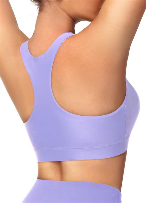 MIVEI Womens Swim Bra Bikini Tops For Under Swim Shirt Sports Swimsuit Top Modest High Neck