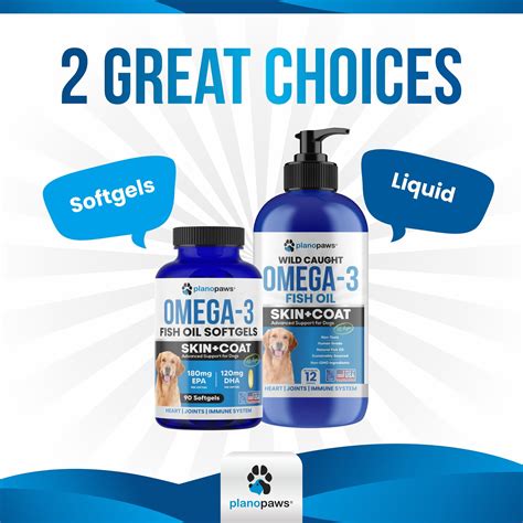 Omega 3 Fish Oil for Dogs 90 Count Softgels