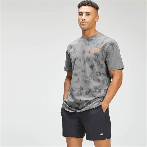 MP Men S Adapt Tie Dye Short Sleeve Oversized T Shirt Carbon Storm MP