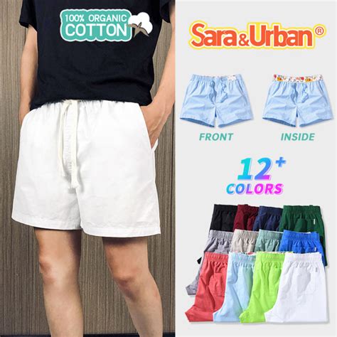 URBAN PIPE Board Plain Shorts For Men Knee Above Casual Garter Beach