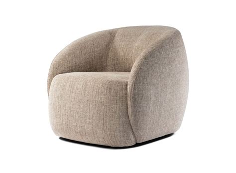 EICHHOLTZ Swivel Armchair Brice Mademoiselle Beige Wilhelmina Designs