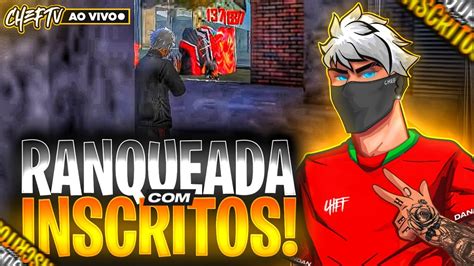 FREE FIRE AO VIVO JOGANDO INSCRITOS RUMO AO ELITE LIVE ON