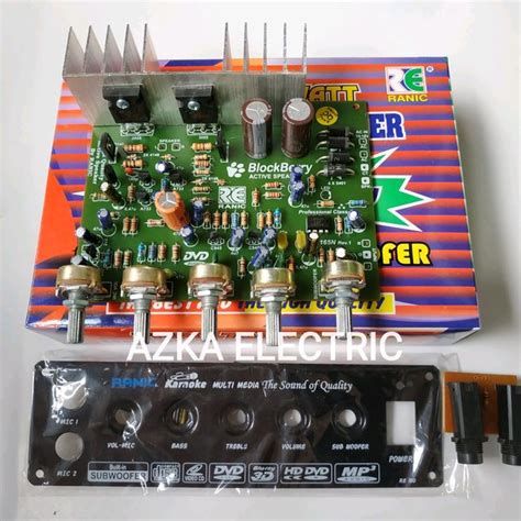 Jual Kit Power Amplifier Speaker Aktif Mono W Pmpo Di Lapak Azka