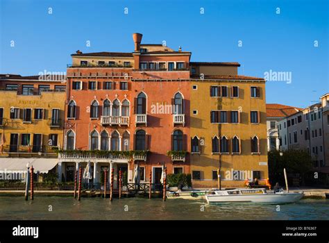 Hotel Principe along Canal Grande in Cannaregio district of Venice ...