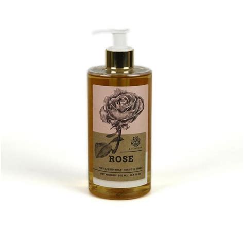 Sapone Liquido Botanic Alla Rosa Alchimia Soap Nonsoloerbe Eu