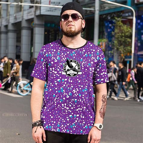 2018 Summer Round Dot Printed T Shirts Men Casual Male Clothing Short