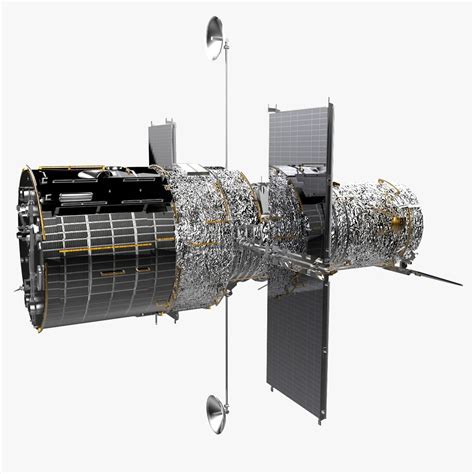 Hubble Space Telescope 3d Model