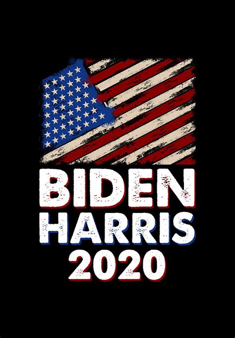 Joe Biden And Kamala Harris 2020 Digital Art By Maltiben Patel Pixels