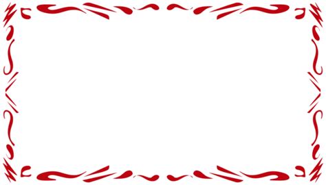 Red Border PNGs for Free Download