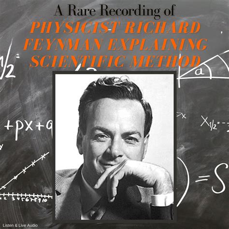 rare recording  physicist richard feynman explaining scientific