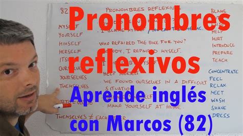 Pronombres Reflexivos Myself Aprende Ingl S Con Marcos Youtube