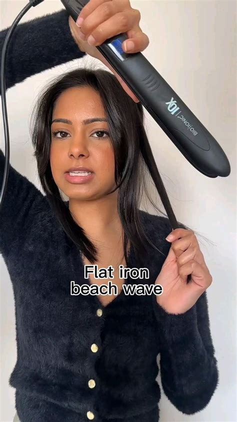 Easy Flat Iron Beach Waves In Minutes 🌊 Step By Step Tutorial In 2023