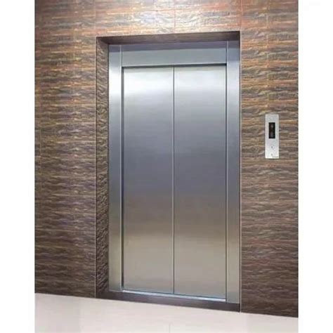 Fast Track Automatic Stainless Steel Passenger Elevator Max Persons