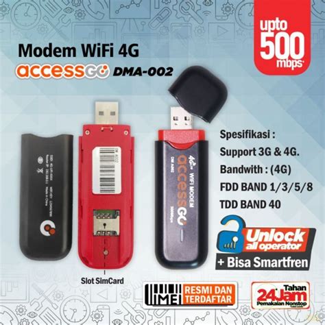 Modem Wifi 4G Bisa Smartfren All Operator Chip By ZTE Elektronik