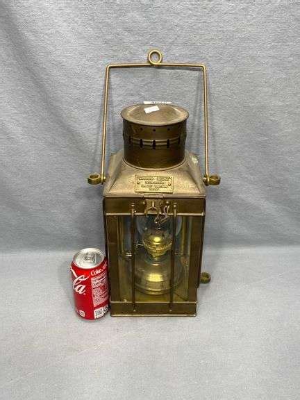 Reproduction Brass Nautical Ships Lantern Dixon S Auction At Crumpton