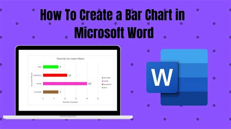 Tutorial How To Create A Bar Chart In Microsoft Word Youtube