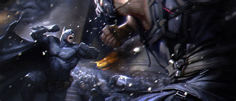 Jianli Wu's Art Blog: Batman vs Bane