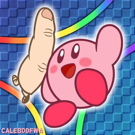 Kirby and Finger by Calebddfrick on DeviantArt