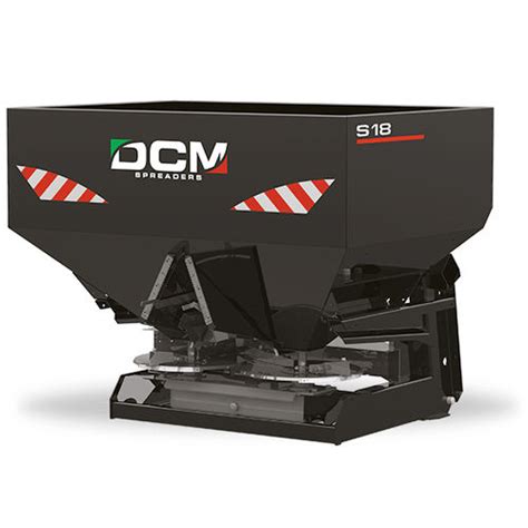 Mounted Fertilizer Spreader S18 Series Dcm Spreaders Solid Double Disc Professional