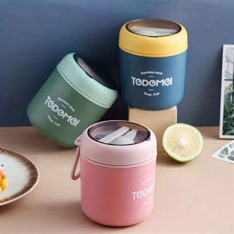 Hot Hot 530ml Food Thermal Jar Insulated Soup Cup Thermos Containers