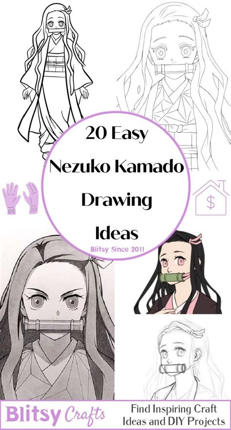 20 Easy Nezuko Drawing Ideas - How to Draw Nezuko