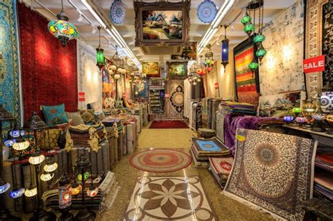 Arab Street Colorful Stores Editorial Stock Image - Image of religion ...