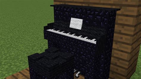 Minecraft Upright Piano Schematic Minecraft Map