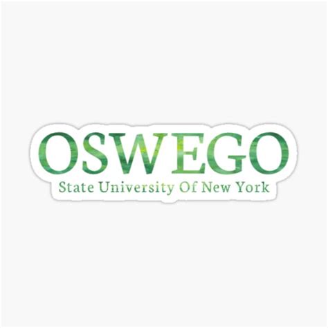 Suny Oswego Stickers | Redbubble