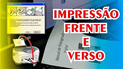 Como Se Escreve Impressão - IMPRESSÃO FRENTE E VERSO! IMPRIMA EM AMBOS OS LADOS DUPLIQUE SUA ...
