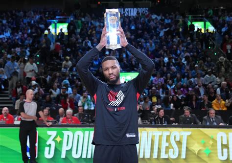 Utah Prevails Damian Lillard Takes Home The Three Point Title At All