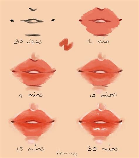 Pin By Nguyen Xuan Quynh On Lips Lips Drawing Digital Art Tutorial