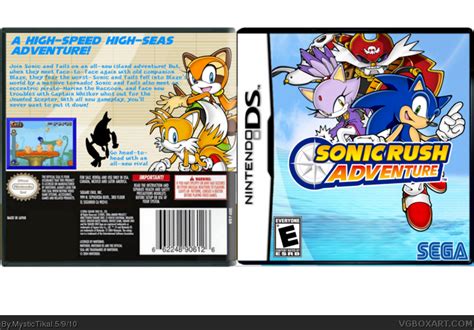 Sonic Rush Adventure Nintendo DS Box Art Cover by MysticTikal