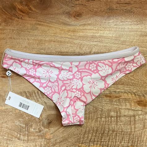 Frankies Bikinis Marina Floral Cheeky Bikini Depop