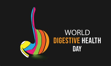 World Digestive Health Day Template For Background Banner Card