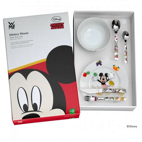 WMF Kinderbesteck Mickey Mouse, ab 3 Jahre, Cromargan poliert ...