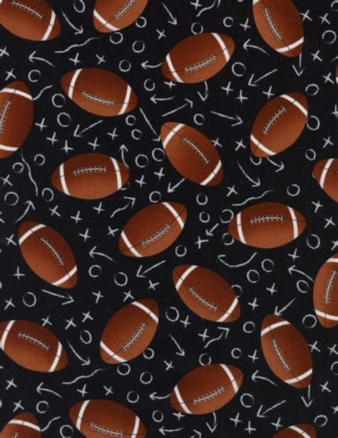 Football Cotton Fabric From Timeless Treasures Fabric Sport C