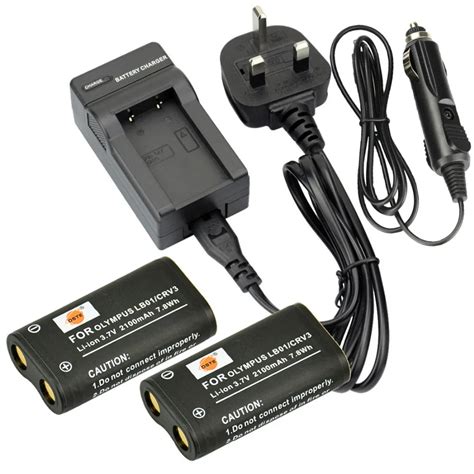 Dste Pcs Cr V Crv Li Ion Battery With Travel And Car Charger For