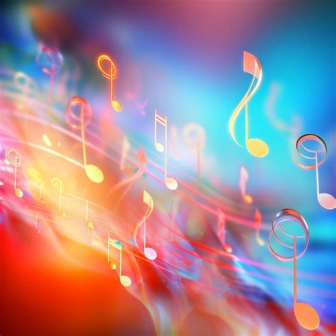 Premium Ai Image Music Note Illustration