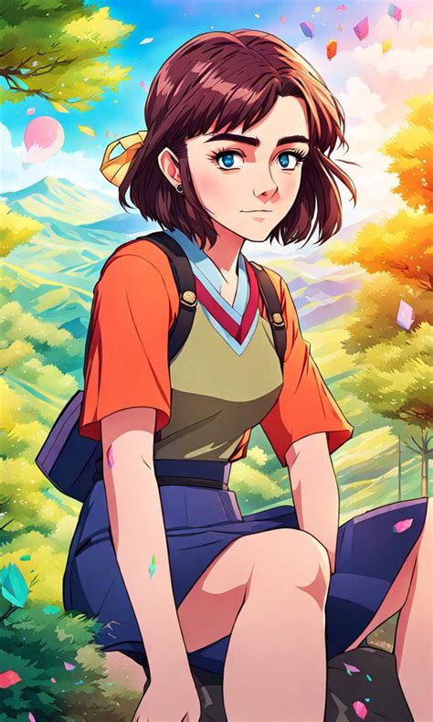 Maisie Williams As An Anime Character By Luffy8912 On Deviantart