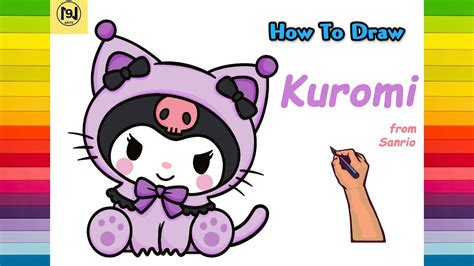 How To Draw A Kuromi Easy Sanrio No 9 Arts Youtube