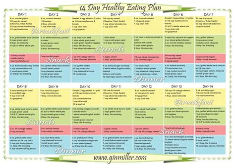 Simple Printable Meal Plans To Help You Lose Weight Healthy Daily Meal Plan To Lose Healthy