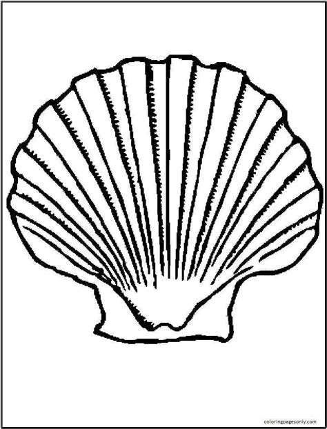 Clam Coloring Pages Printable For Free Download