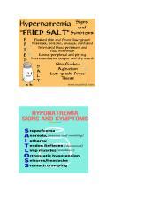 Nursing Mnemonics And Acronyms Acid Base Fluids And Electrolytes Docx