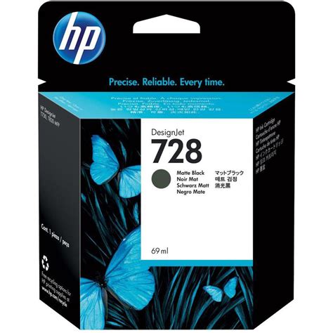 Original HP 728 Matte Black Ink Cartridge F9J64A HP DesignJet T730