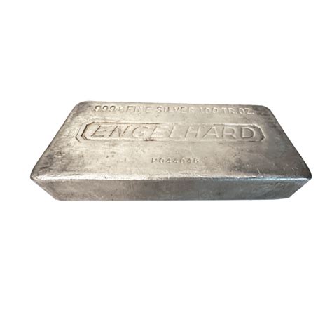 100 oz Silver Engelhard Bar